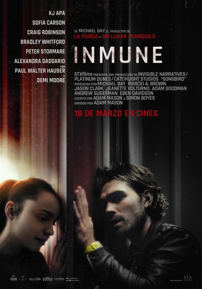 'INMUNE', protagonizada por KJ Apa y producida por Michael Bay llega a los cines el 18 de marzo 