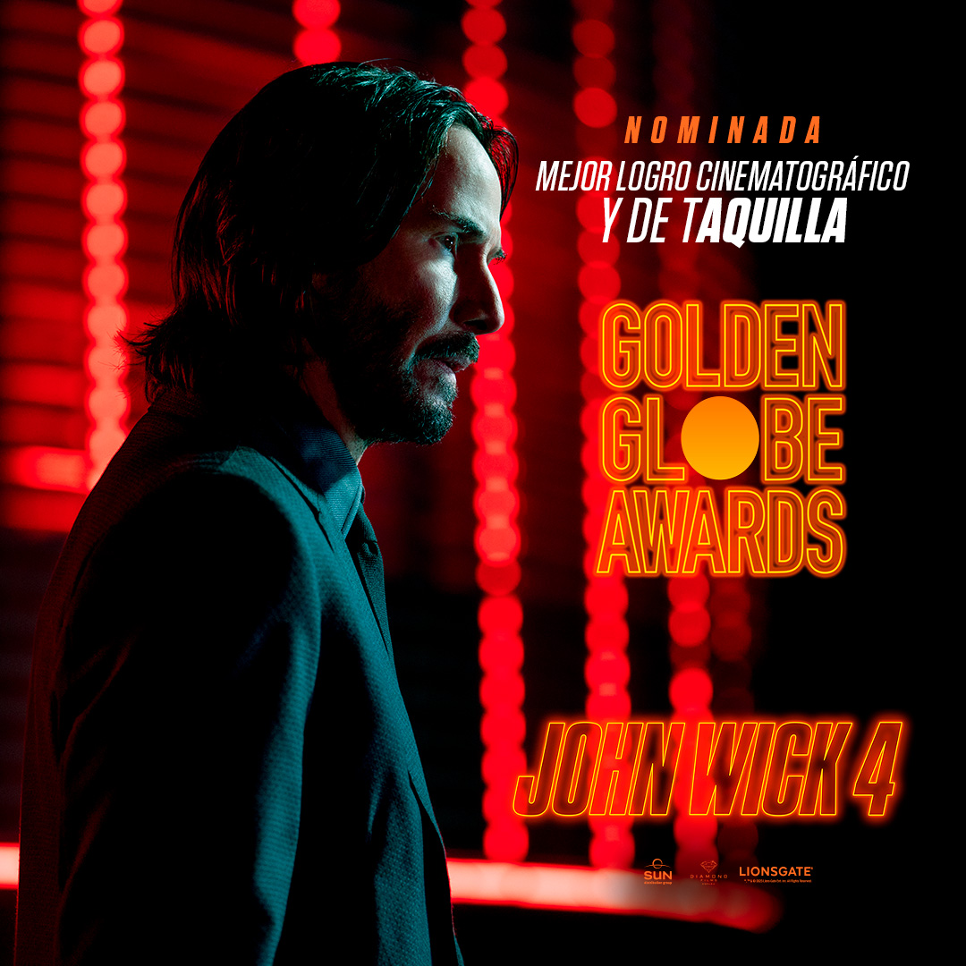 John Wick 4 - Nominada Globos de Oro Taquilla